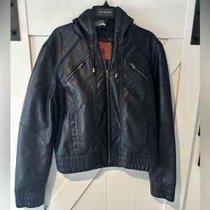 Beverly Hills Polo Club Black Leather Jacket